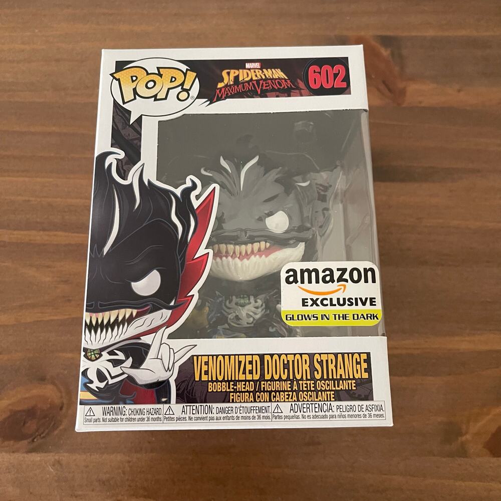 Funko Pop! Marvel Venomized Doctor Strange #602 Glow in the Dark Amazon